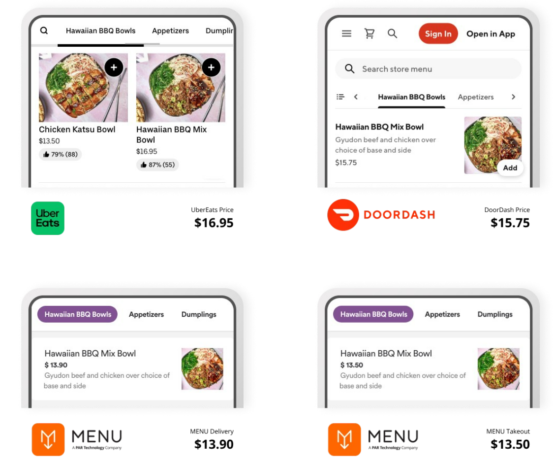 A screenshot of a menu

Description automatically generated