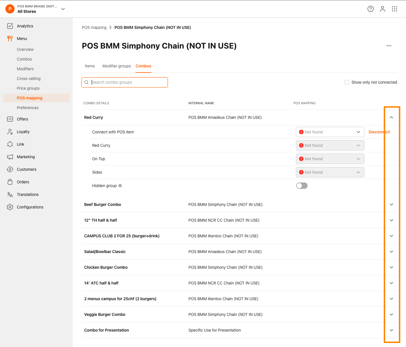 How to map Combo to POS? – PAR Ordering Knowledge Base